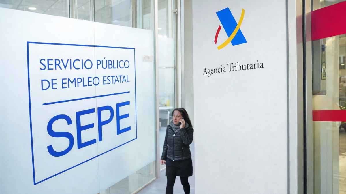 Oficinas del SEPE y de la Agencia Tributaria por la obligación de declarar rentas del subsidio de mayores de 52 años