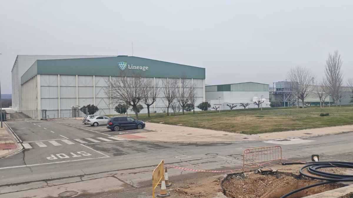 Almacén frigorífico de Lineage en Milagro que se ampliará para crear 15 nuevos puestos de trabajo