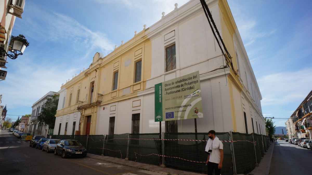 Ayuntamiento de Peñarroya-Pueblonuevo, sede municipal donde se convocan siete ofertas de empleo público