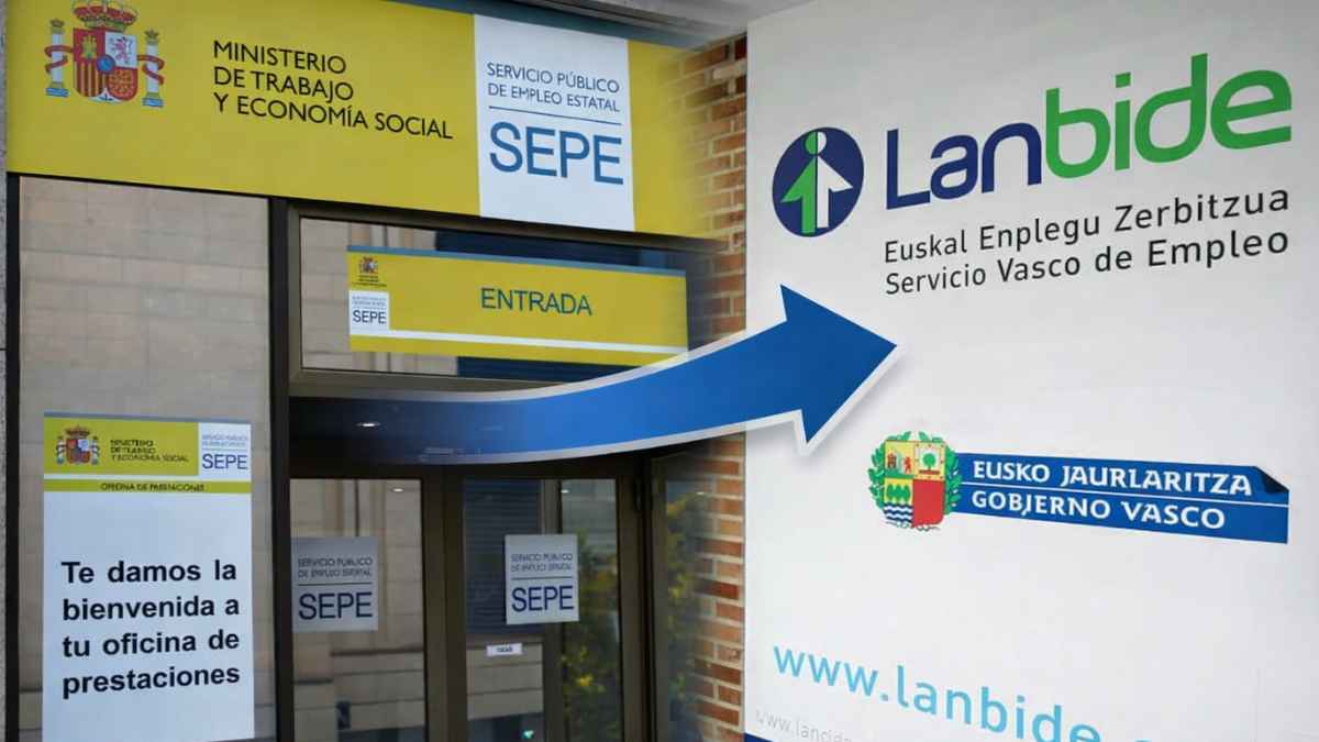 Traspaso de las competencias del SEPE a Lanbide en Euskadi a partir de 2027