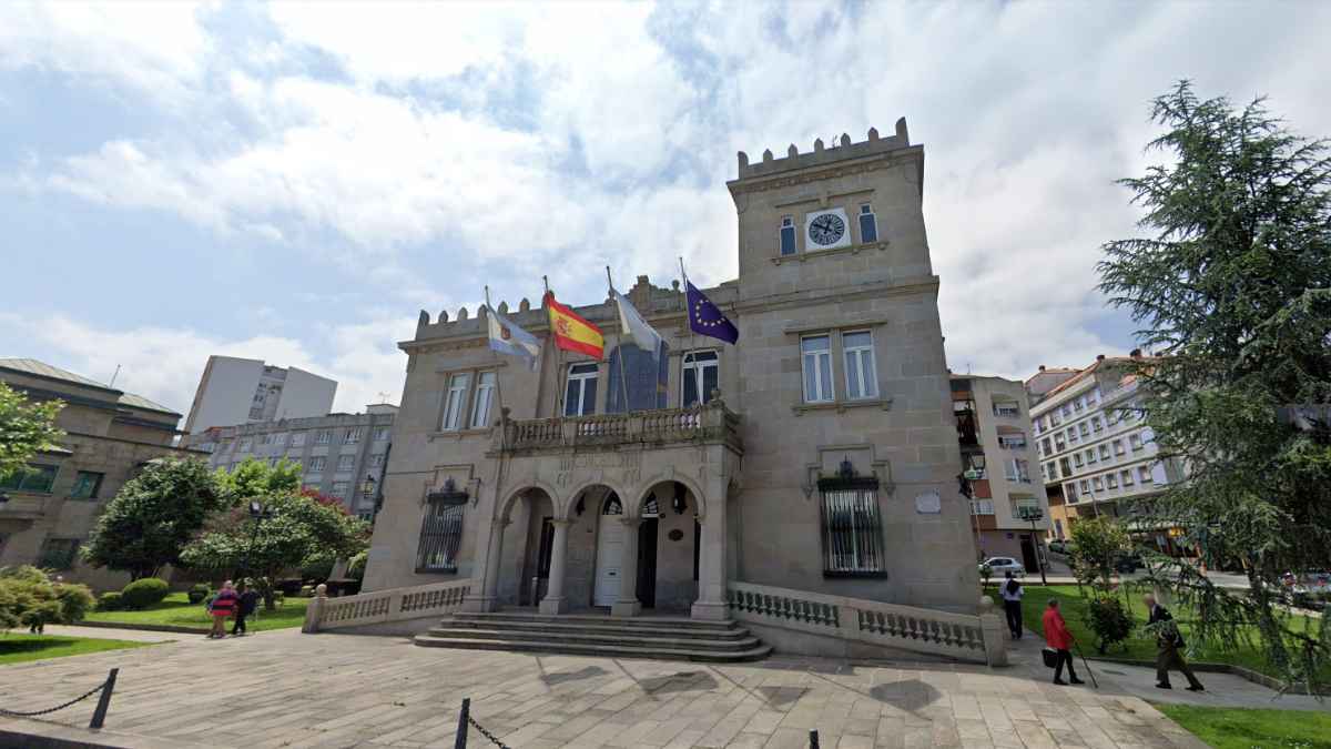 Fachada del Concello de Marín en Pontevedra