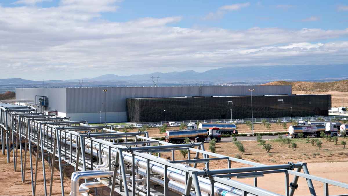 Planta industrial vinculada a un proyecto de hidrógeno verde en Tudela impulsado por una empresa familiar