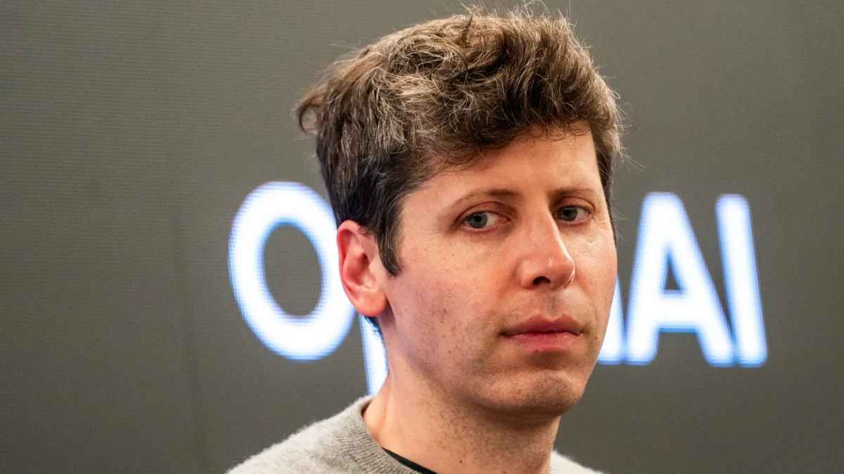 Sam Altman, creador de ChatGPT, durante un evento de OpenAI