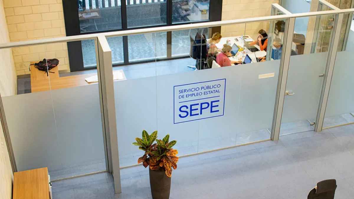 Oficina del SEPE donde se tramitan subsidios para mayores de 52 años tras una sentencia del Tribunal Supremo