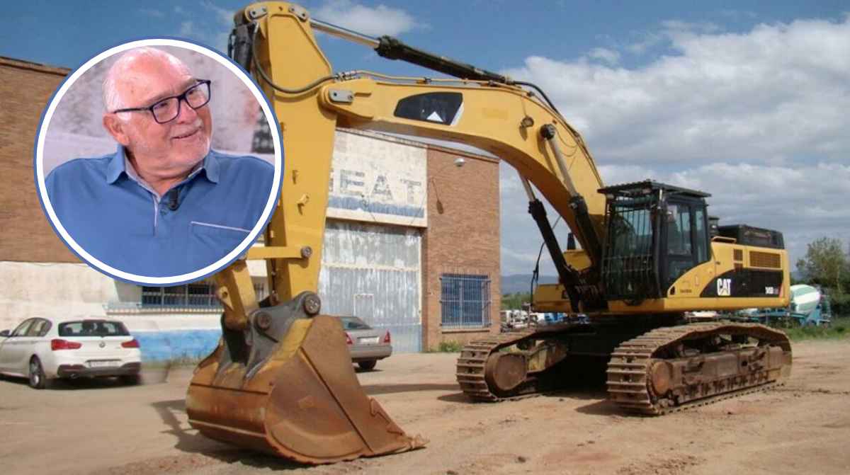 Jubilado de 73 años que pasó de cobrar una pensión mínima de 850 euros a ganar 3.500 euros trabajando con una excavadora
