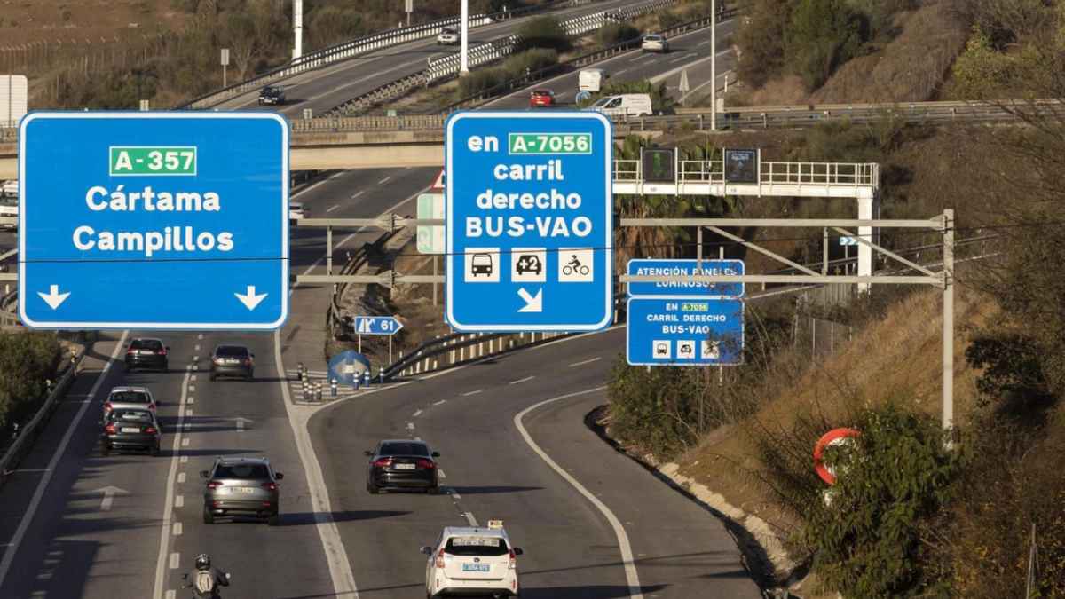 Carril BUS-VAO para fomentar que los trabajadores compartan coche en carretera