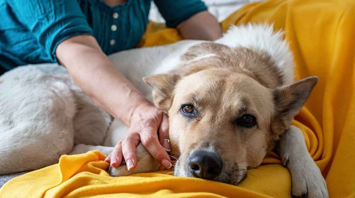 Teleoperadora acompaña a su perra enferma antes de la eutanasia tras despido declarado improcedente