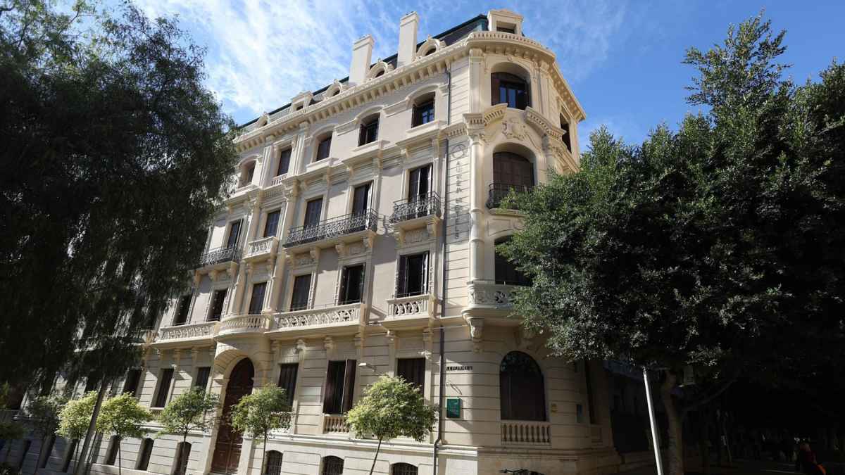 Fachada del Palacio de la Tinta, futuro hotel de lujo de cinco estrellas en Málaga