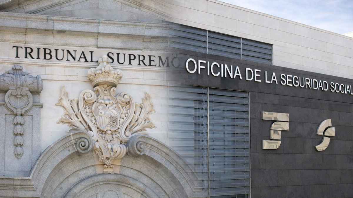 Fachadas del Tribunal Supremo y una oficina de la Seguridad Social relacionadas con una condena por altas falsas