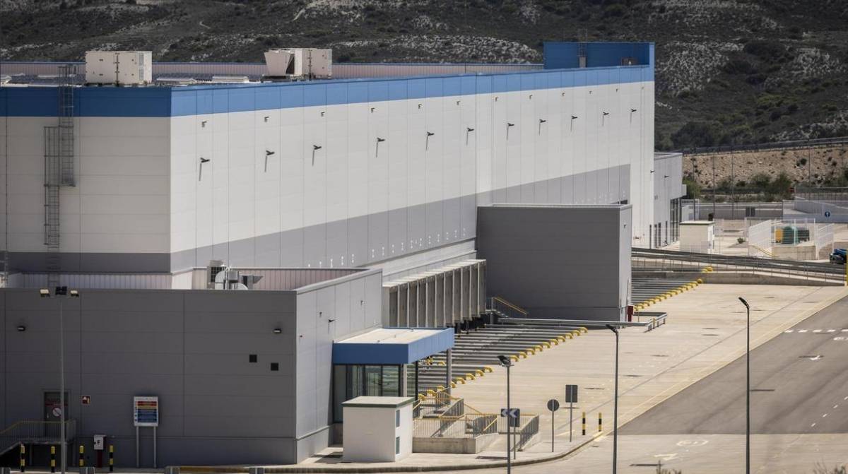 Centro logístico de Amazon en Zaragoza donde se crearán 600 empleos y comenzará a operar en septiembre