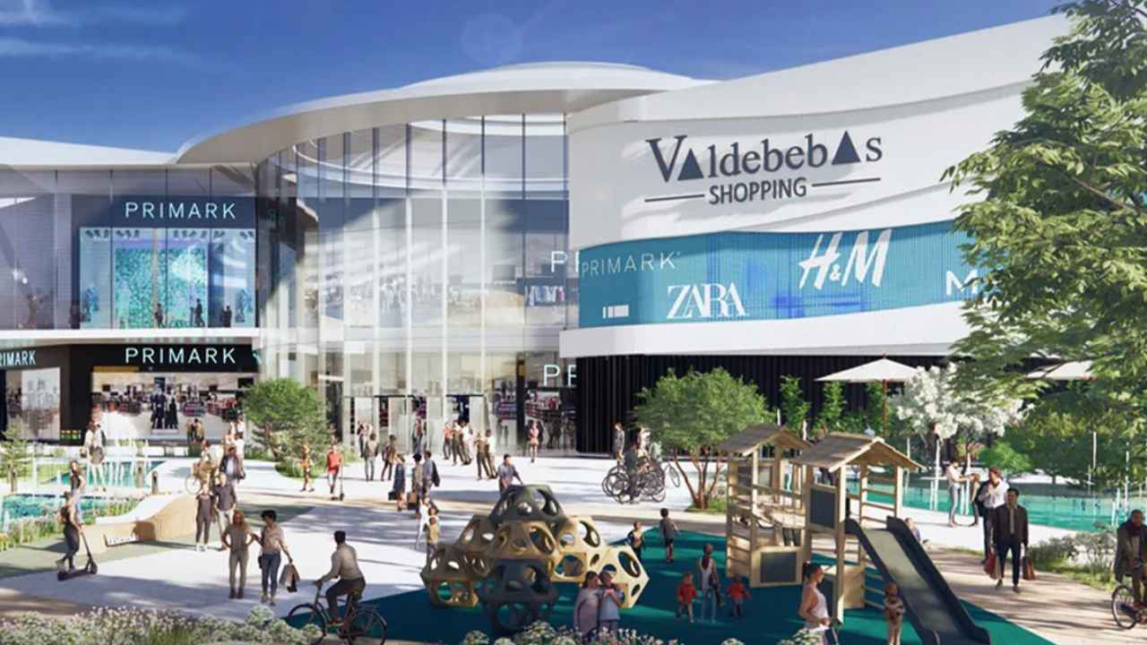 Recreación de Valdebebas Shopping en las parcelas comerciales de Valdebebas, en Madrid.