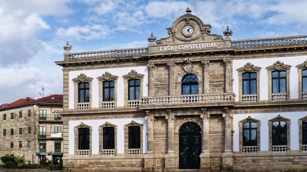 Vista del Ayuntamiento de Pontevedra, que ha convocado nuevas plazas de empleo público